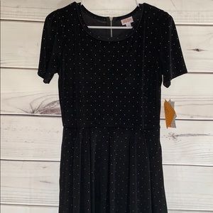 Amelia Velvet black dress NWT